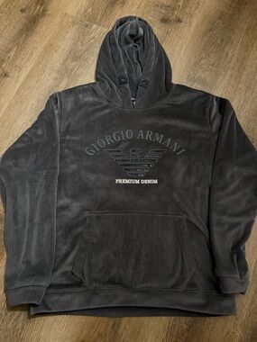 Giorgio Armani Velour Sweatshirt